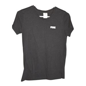 PINK Victoria's Secret Black Short Sleeve Tee